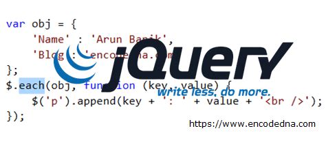 jQuery.each() .